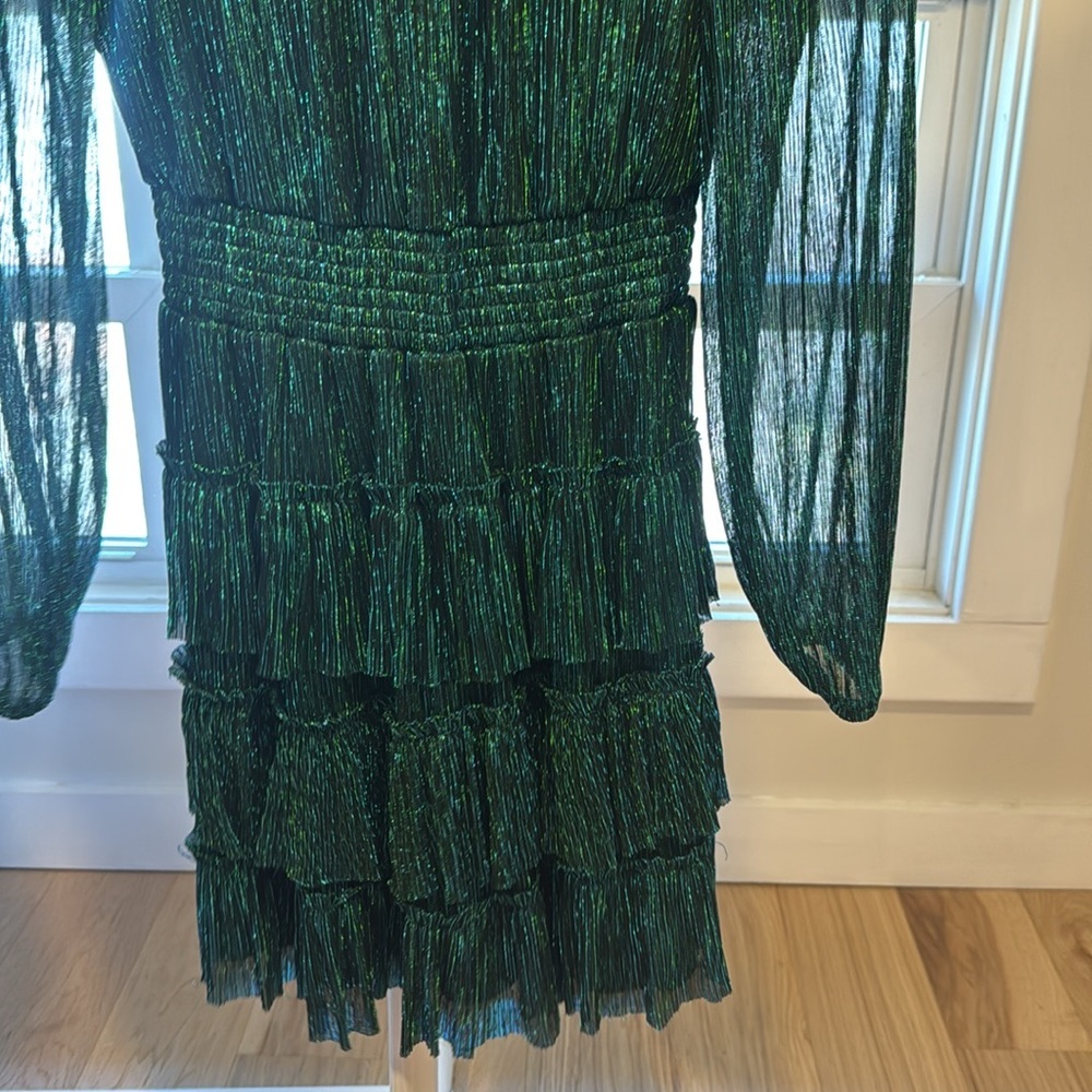 1. State Green Ruffle Dress - Picture 6 of 6